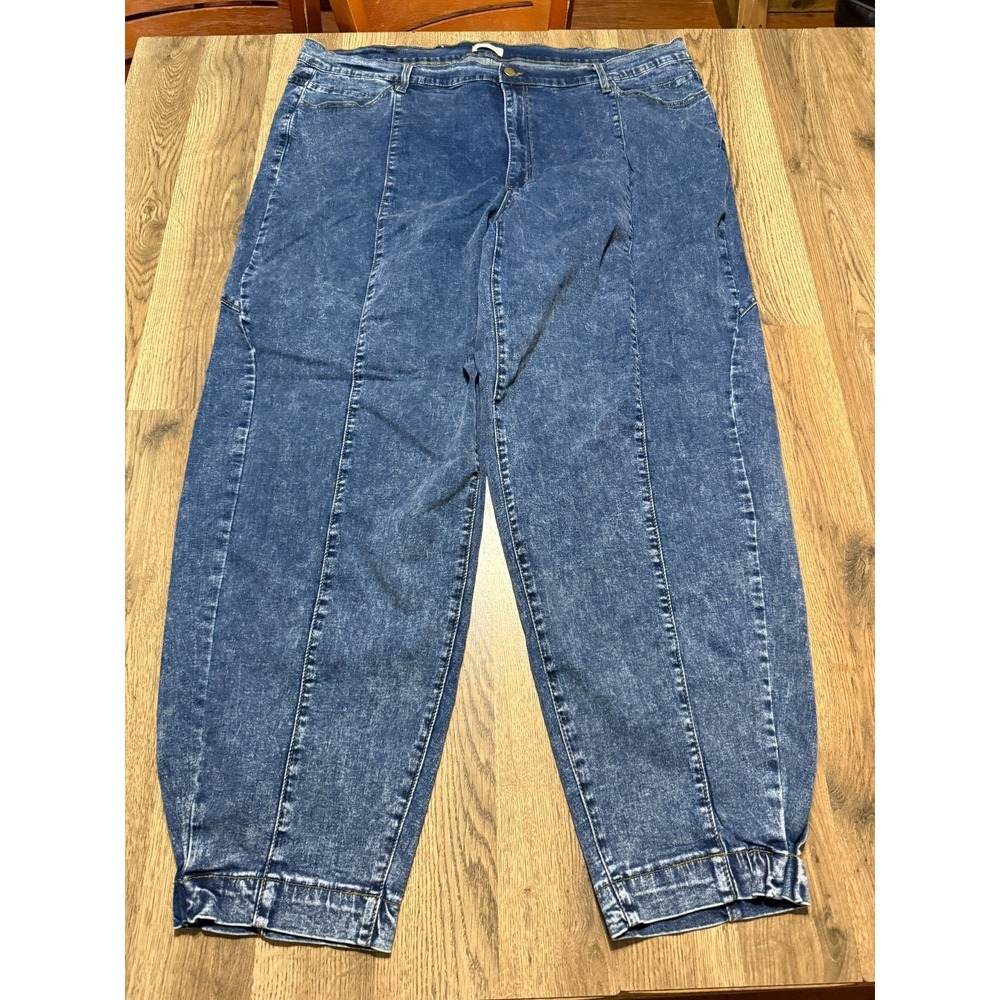 Blue Turtle Jeans, Women's Size 26, Blue, Denim, Baggy, Pockets, High Rise